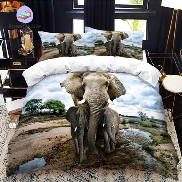 Housse de Couette Eléphant Tribu